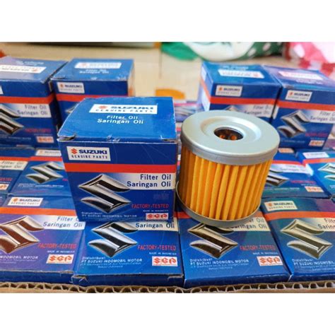 Genuine Oil Filter For Suzuki Skydrivesmashraider150shootergixxer Shopee Philippines