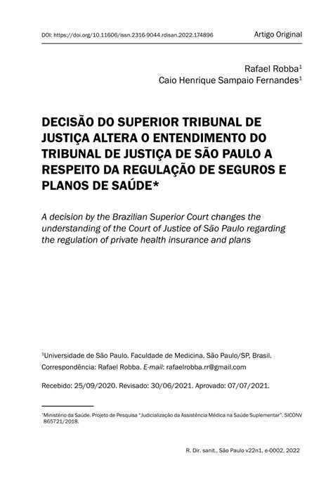 PDF Decisão do Superior Tribunal de Justiça altera o entendimento do