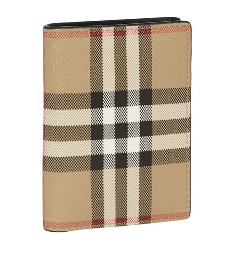 Burberry Leather Vintage Check Bifold Card Holder Harrods Us