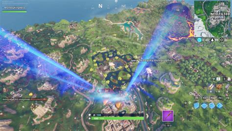 How To Unlock Fortbyte At Loot Lake With The Plasma Trail In Fortnite