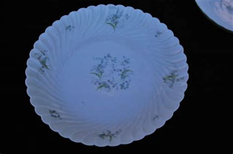 GRAND PLAT ROND Creux En Porcelaine De Limoges HAVILAND Torse Muguet