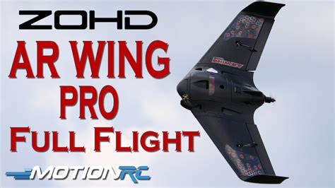 ZOHD AR Wing Pro Full FPV Flight Motion RC YouTube