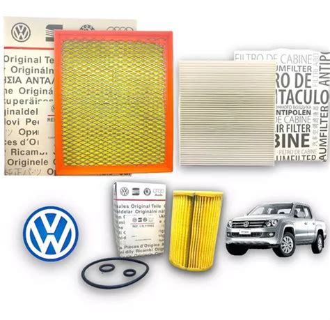 Kit Filtro De Aceite Aire Polen Vw Amarok 2 0 Original