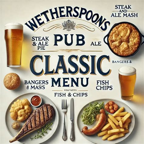 Wetherspoons Menu Prices Uk January 2025