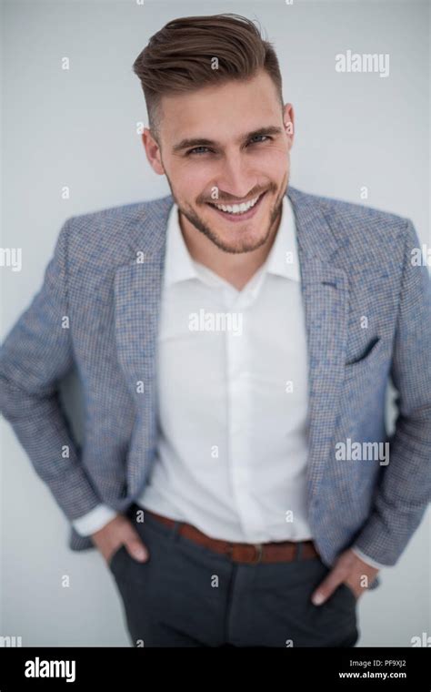 Portrait Of Smiling Businessman Stock Photo Alamy