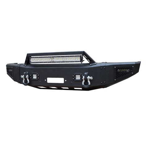 Vijay Front Rear Bumper W Winch Plate Led Light For Ford F