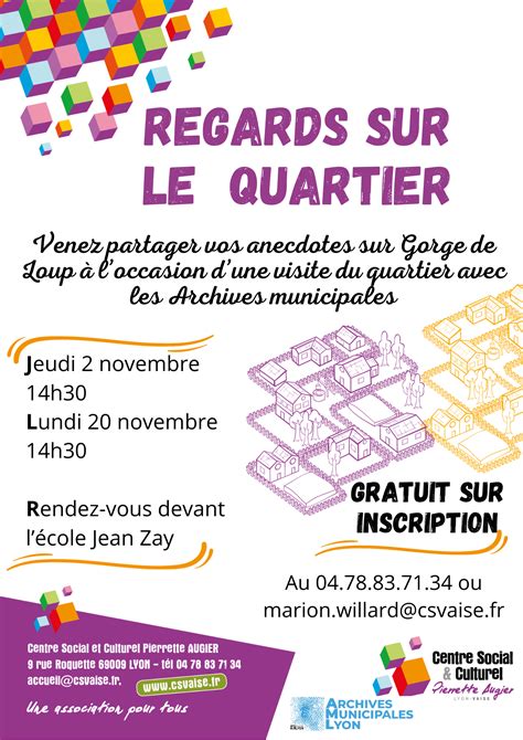 Regards Sur Le Quartier Centre Social Culturel Pierrette Augier