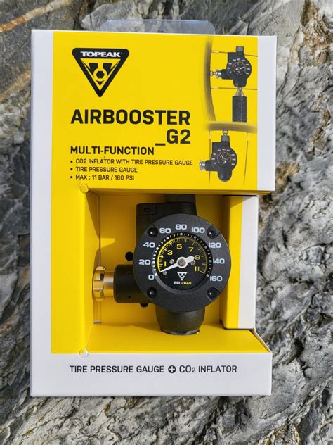 TOPEAK AirBooster G2 Co2 Inflator with Pressure Gauge - S-TEC sports