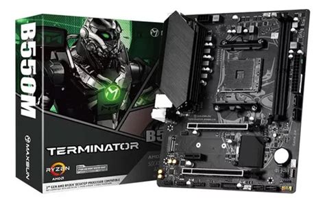 Placa M E Maxsun B M Ms Terminator Chipset B Amd Am Frete Gr Tis