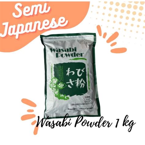 Jual Wasabi Powder 1 Kg Halal Wasabi Halal Extra Hot 1 Kg Shopee Indonesia