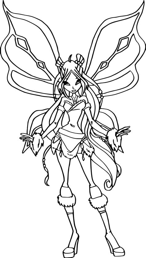 Flora Lovix Coloring Page To Print And Color