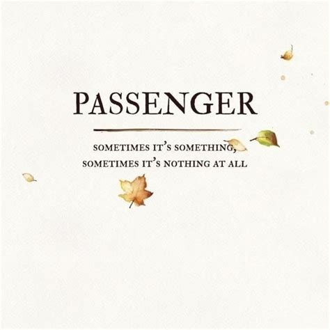 Passenger 14 álbuns Da Discografia No Letrasmusbr