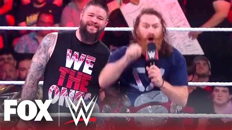 Sami Zayn And KO Celebrate After Defeating Roman Reigns And Solo Sikoa