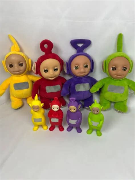 Teletubbies Talking Soft Plush Set Bundle Toys Tinky Winky Dipsy Lala