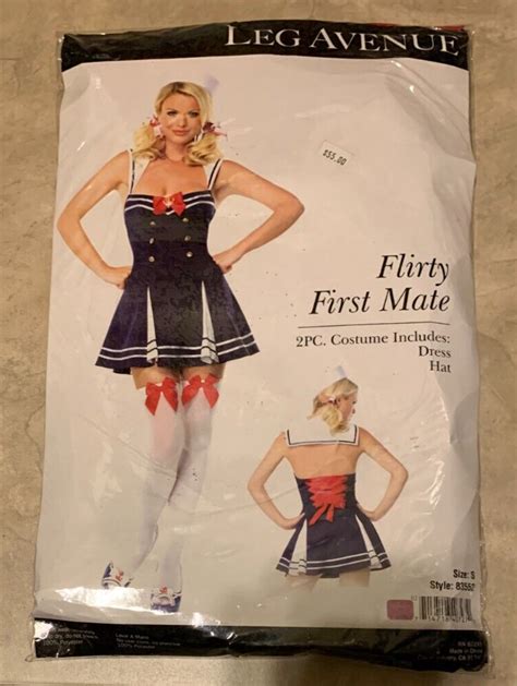 Flirty First Mate Sailor Leg Avenue Sexy Dress Costume S New Retail