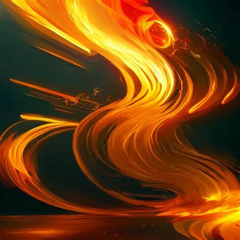 Abstract Flames In Cyberspace Elegant Digital Stable Diffusion Openart