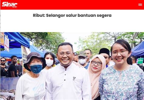 Sinar Harian Ribut Selangor Salur Bantuan Segera Suara