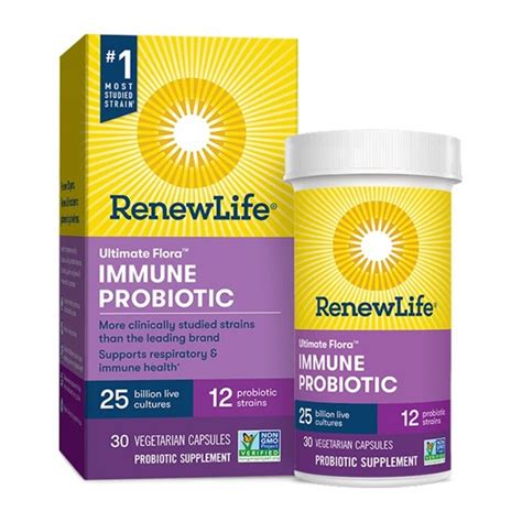 Renew Life Ultimate Flora Probiotic 25 Billion 30 Vegetable Capsules