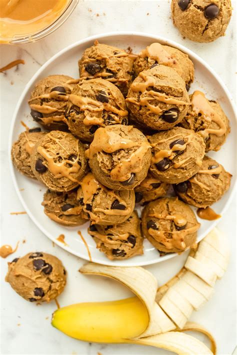 Healthy Peanut Butter Banana Cookies With Chocolate Chips Once Upon A