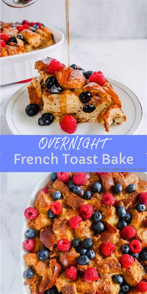 French Toast Casserole With Overnight Soaked Challah Then Baked To Perfection And Topped With