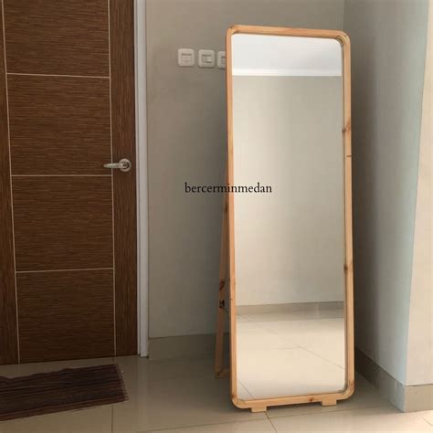 Jual Zen Standing Mirror Cermin Berdiri Bingkai Tebal Ukuran