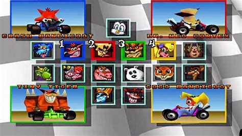 Crash Team Racing Multiplayer 4 Players Cups Battle Road To CTR