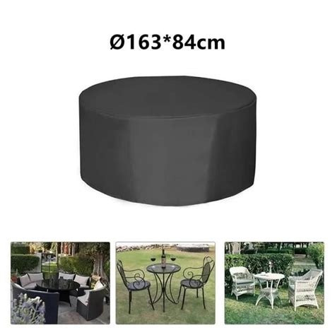 Housses Pour Tables De Jardin Rond X Cm Bache De Protection Table