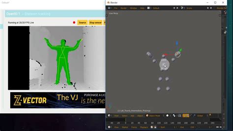 Kinect Motion Capture With Blender And Ni Mate V2 Youtube