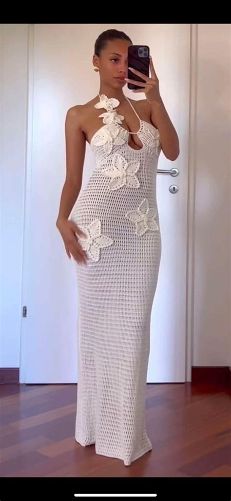 Pin By Nadine Lamisse On Robes In Crochet Maxi Dress Crochet