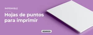 Hojas De Puntos Para Imprimir Gratis PDF Regardis