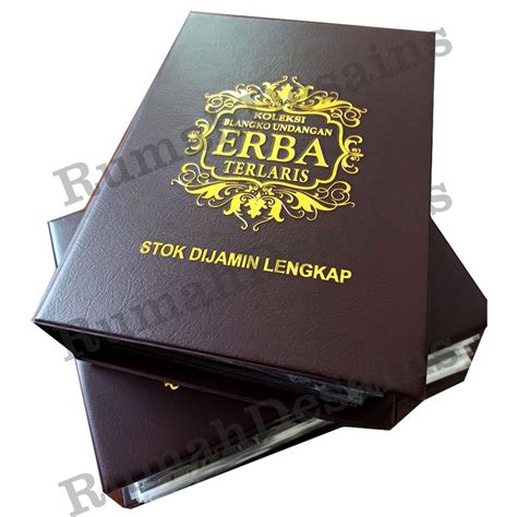 Jual Katalog Album Undangan Blanko Erba Terlengkap Isi 68 Pcs