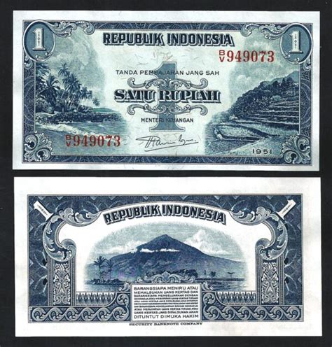 Indonesia Rupiah Unc P Prefix Bv Fortumor Numismatic Center