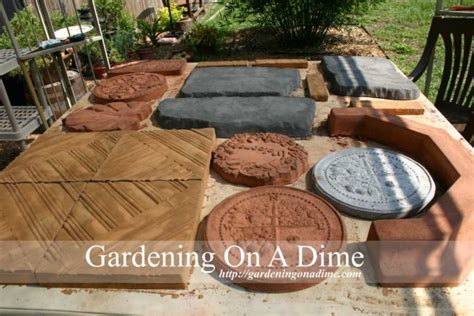 DIY Garden Stepping Stones And Pavers