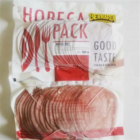 Bernardi Horeca Smoked Beef Bulat Vp Gr Shopee Indonesia