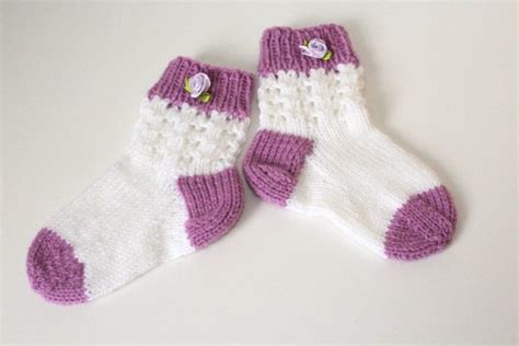 Strickanleitung Baby Set M Tze Und Socken Ajourmuster Ca Monate