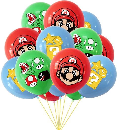 BALONY ZESTAW SUPER MARIO BROS URODZINY HEL 12szt 13805409710 Allegro Pl