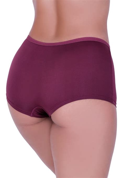 Cueca Boxer Feminina Plus Size Short Microfibra Lingerie