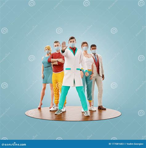 Halth Care And Life Protection Concept Stock Illustration