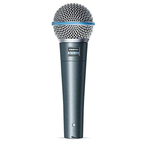 Shure BETA 58A Vocal Microphone Single Element Supercardioid Dynamic