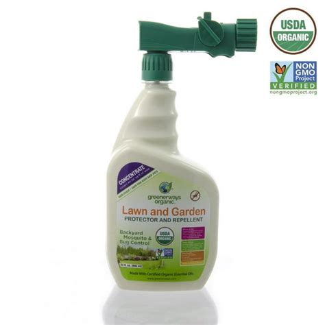 Greenerways Organic Insecticide Backyard Insect Repellent Natural