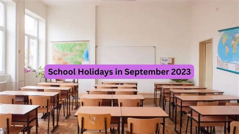 School Holidays In September 2023 Schools To Remain Closed Due To