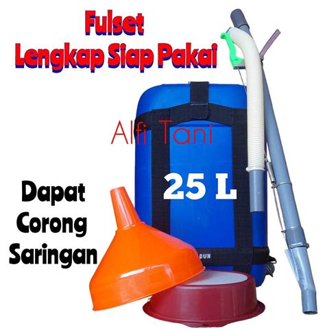 Alat Kocor Pupuk Cair Kapasitas L Lengkap Corong Dan Saringan