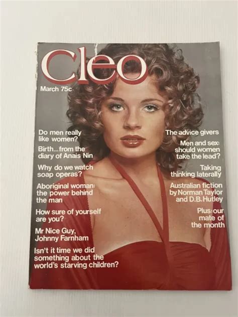 Cleo Magazine Australia March 1975 No 29 Paula Duncan Cover Vintage 3250 Picclick Au