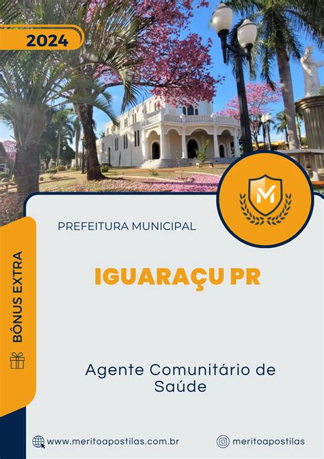 Apostila Agente Comunitário de Saúde Prefeitura de Iguaraçu PR 2024