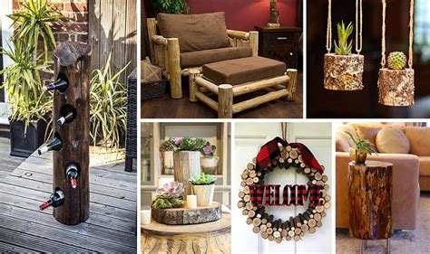 18 Amazing DIY Log Ideas To Have Rustic Decor To Your Home