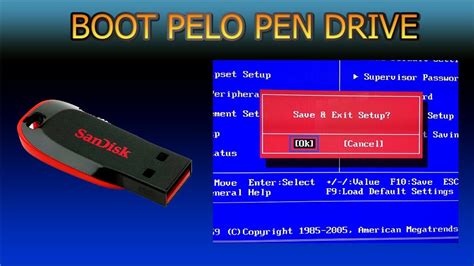 Como Dar Boot Pelo Pen Drive Youtube