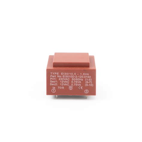 Pcb Mounted Low Frequency Transformer Encapsulated 12v Pcb Transformer