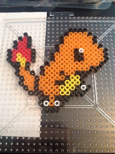 Charmander Perler Bead Keychain Pokemon Uk