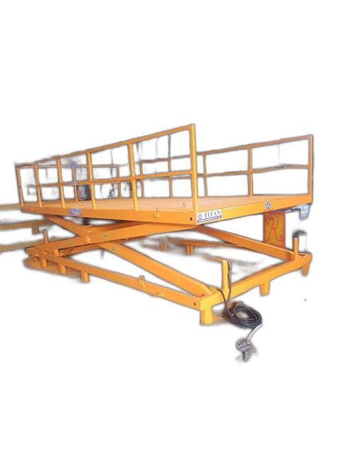 Titan Pit Mounted Hydraulic Scissor Lift Working Height Feet