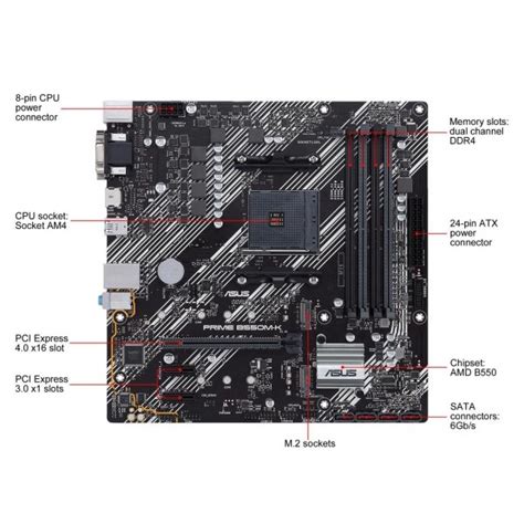 ASUS PRIME B550M K TARJETA MADRE